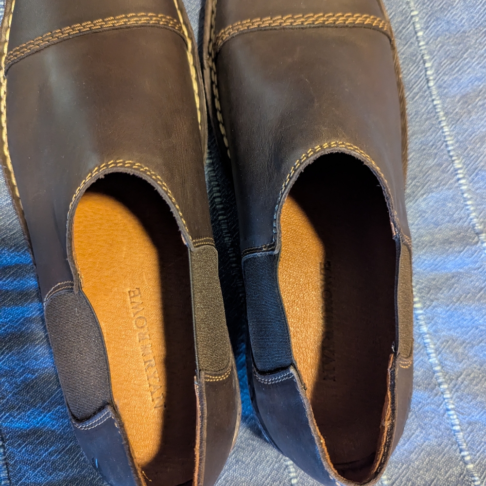 Ryan Rowe Brown Men's Loafers, 10.5 - Picture 4 of 11